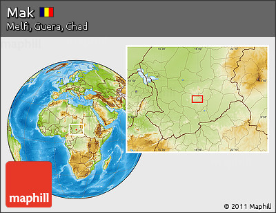 Physical Location Map of Mak