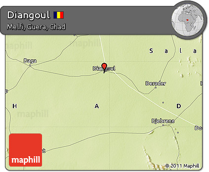 Physical Map of Diangoul