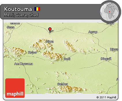 Physical Panoramic Map of Koutouma