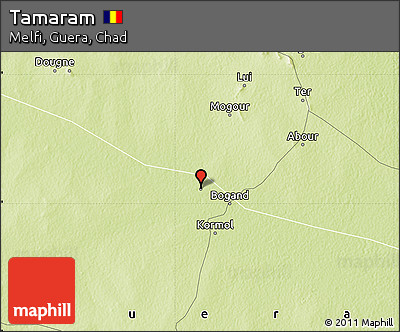 Physical Map of Tamaram