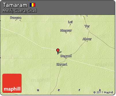 Physical Map of Tamaram