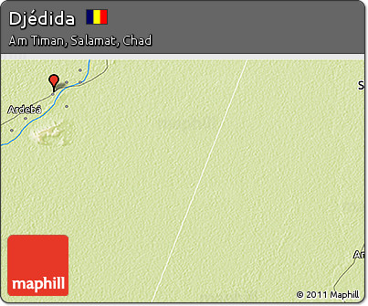 Physical 3D Map of Djédida