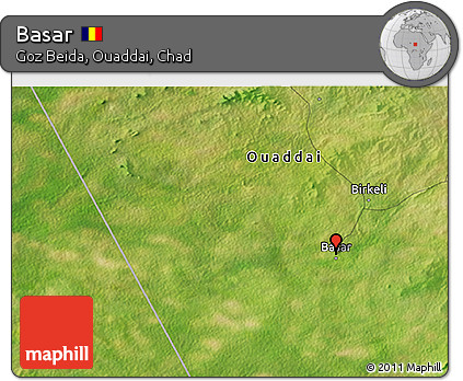 Satellite 3D Map of Basar