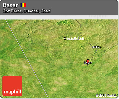 Satellite 3D Map of Basar