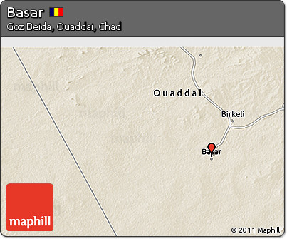 Shaded Relief 3D Map of Basar