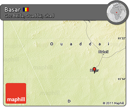 Physical Map of Basar