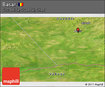 Satellite Panoramic Map of Basar