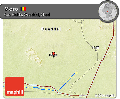Physical 3D Map of Moro