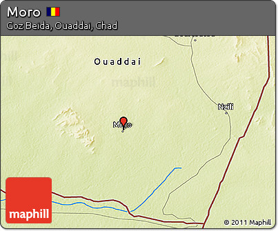 Physical 3D Map of Moro