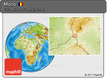 Physical Location Map of Moro