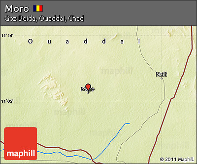 Physical Map of Moro