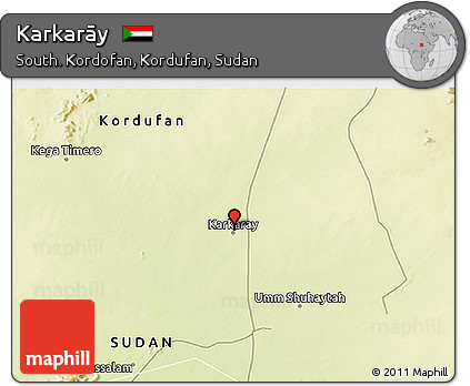 Physical 3D Map of Karkarāy
