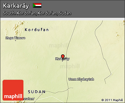 Physical 3D Map of Karkarāy