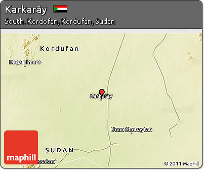 Physical 3D Map of Karkarāy