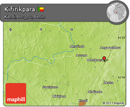 Physical Map of Kifirikpara