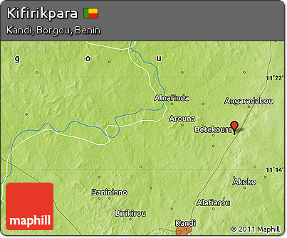 Physical Map of Kifirikpara