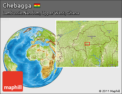 Physical Location Map of Chebagga