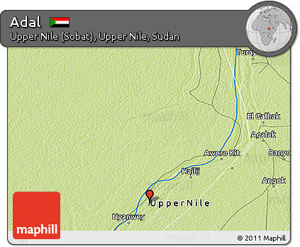 Physical 3D Map of Adal