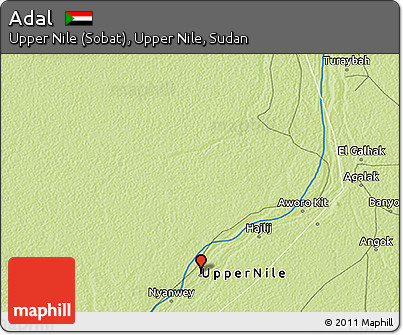 Physical 3D Map of Adal