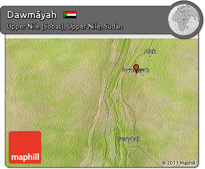 Satellite 3D Map of Dawmāyah