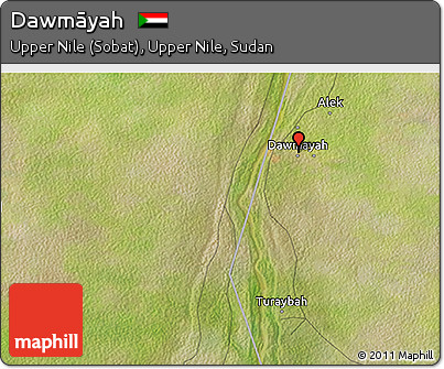 Satellite 3D Map of Dawmāyah