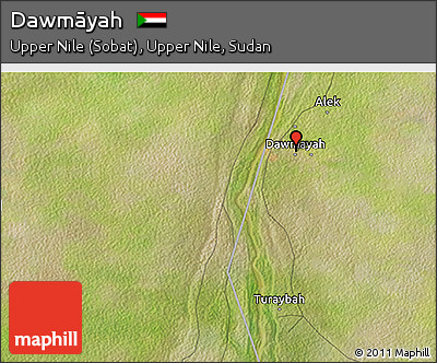 Satellite 3D Map of Dawmāyah