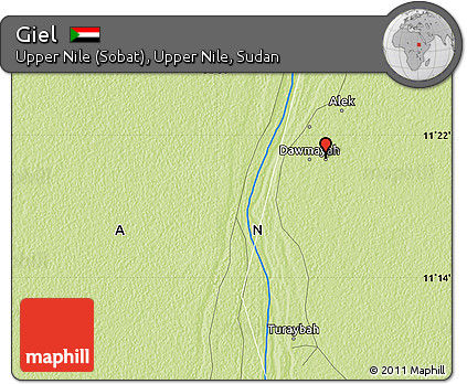 Physical Map of Giel