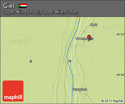 Physical Map of Giel