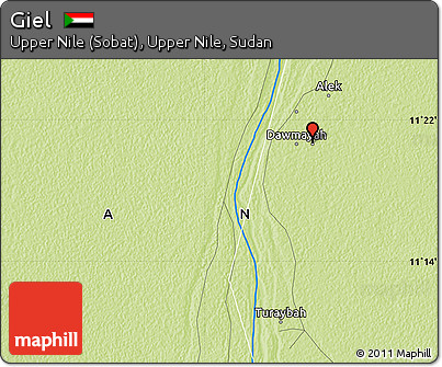 Physical Map of Giel