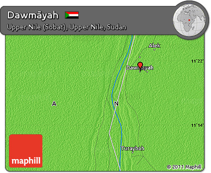 Political Map of Dawmāyah