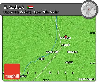 Political Map of El Galhak