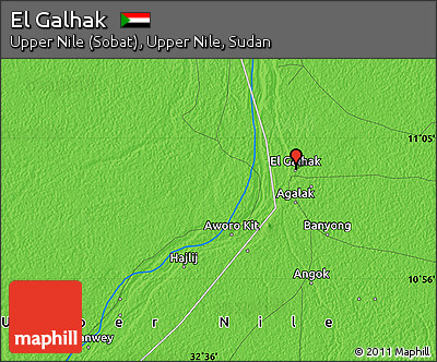 Political Map of El Galhak