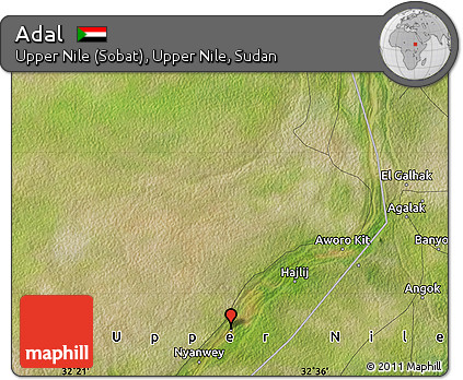 Satellite Map of Adal