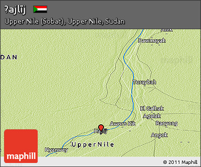 Physical Panoramic Map of Ḩajlīj