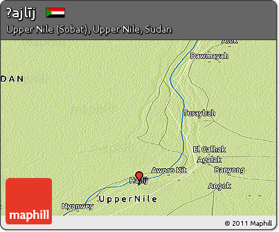 Physical Panoramic Map of Ḩajlīj