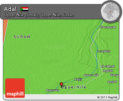 Political Panoramic Map of Adal