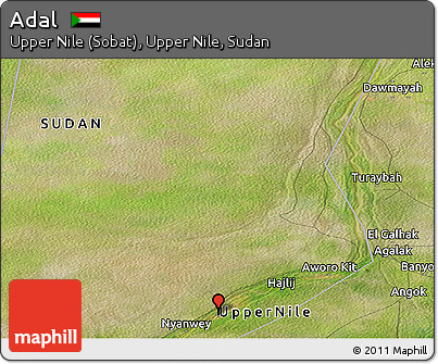 Satellite Panoramic Map of Adal