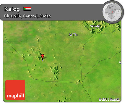 Satellite 3D Map of Kaiog