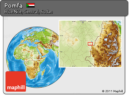 Physical Location Map of Pomfa