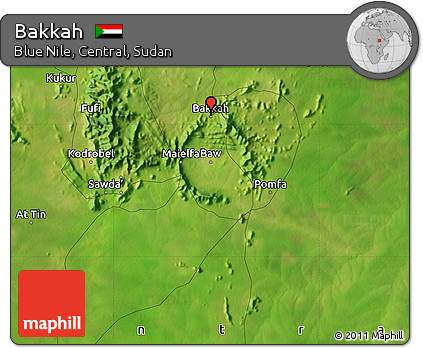 Satellite Map of Bakkah