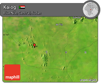 Satellite Map of Kaiog