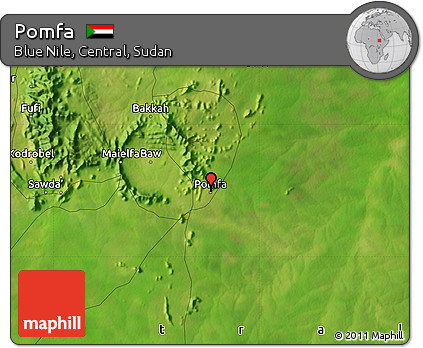 Satellite Map of Pomfa