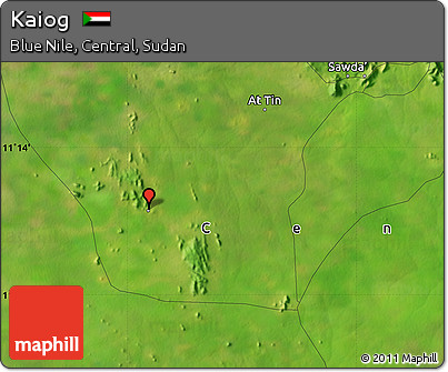 Satellite Map of Kaiog