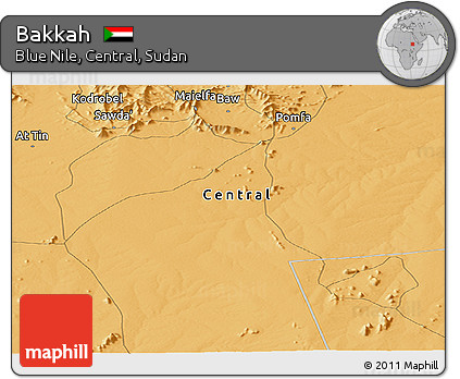 Political Panoramic Map of Bakkah