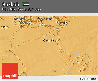 Political Panoramic Map of Bakkah