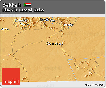 Political Panoramic Map of Bakkah