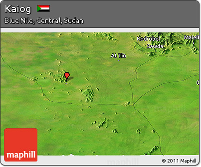 Satellite Panoramic Map of Kaiog