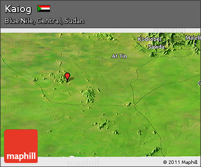 Satellite Panoramic Map of Kaiog