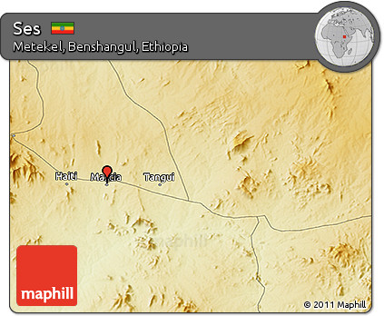 Physical 3D Map of Ses