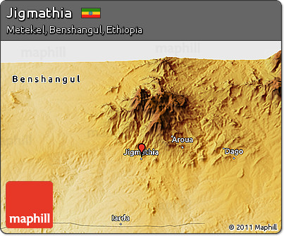 Physical 3D Map of Jigmathia